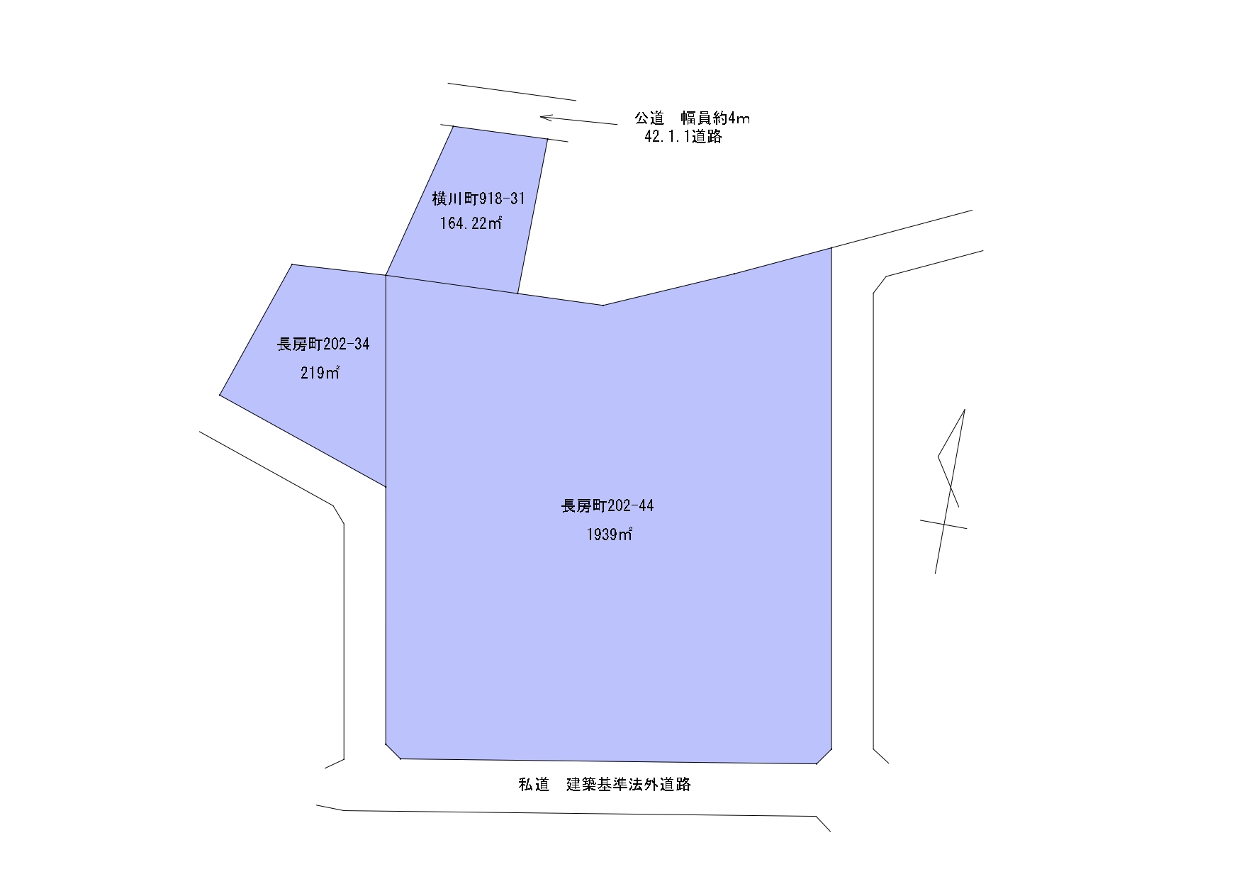 八王子市長房町・横川町　売地